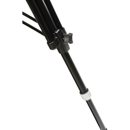 Manfrotto 028B Triman Trípode para Cámara con Columna Central Precisa Altura Máx 94.5" y Cabezal Geared 3 Vías XPRO con Placa Rápida 200PL