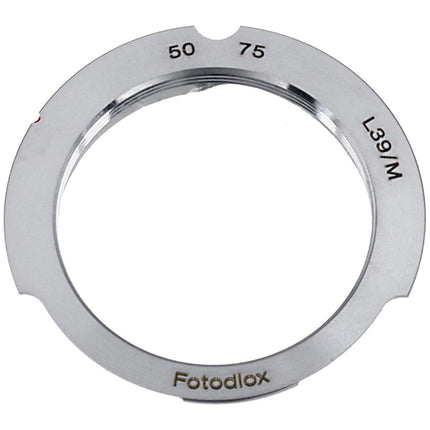 FotodioX Adaptador M39 para Cámara Leica M con Líneas de Encuadre 50mm 75mm