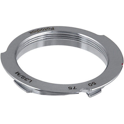 FotodioX Adaptador M39 para Cámara Leica M con Líneas de Encuadre 50mm 75mm