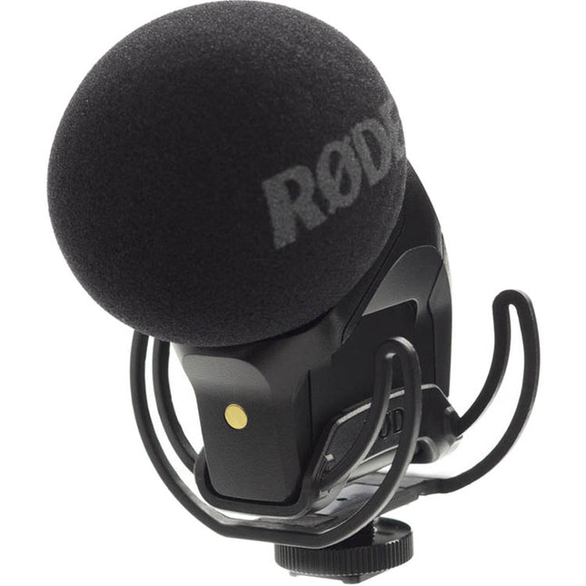RODE Stereo VideoMic Pro Rycote Micrófono Estéreo para Cámaras DSLR Lyre Shockmount y Filtro de Corte 75Hz