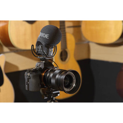 RODE Stereo VideoMic Pro Micrófono para cámaras con kit Rycote y parabrisas de piel artificial