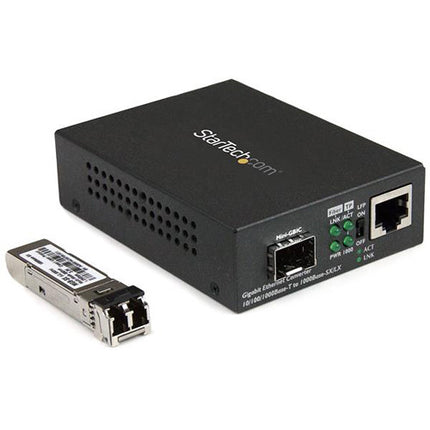 StarTech Convertidor de Medios Fibra Ethernet Gigabit 1000Base-T LX 550 m