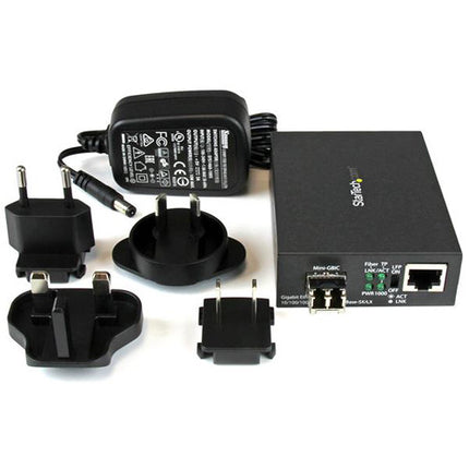 StarTech Convertidor de Medios Fibra Ethernet Gigabit 1000Base-T LX 550 m