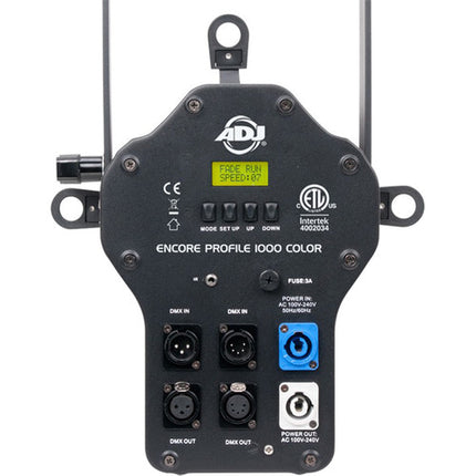 American DJ Encore Profile 1000 Luz Elipsoidal LED RGBW 120W Zoom Manual 12-30°