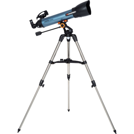 Celestron Inspire 100AZ Telescopio Refractor 100mm f6.6 con trípode acero y adaptador digiscoping