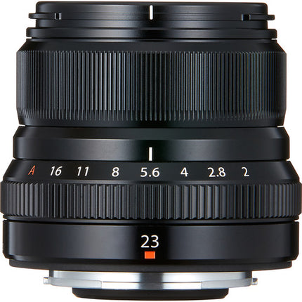 FUJIFILM XF 23mm f/2 R WR Objetivo APS-C Apertura f/2 a f/16 Negro