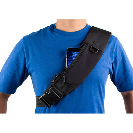 PRO TEC ZIP Sling para iPad Pro 12.9" Bolsa para Tablet y Notebook Negra resistente al clima