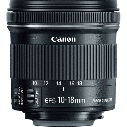 Canon Portrait y Travel Kit de Lentes 50mm f1.8 y 10-18mm f4.5-5.6 IS STM