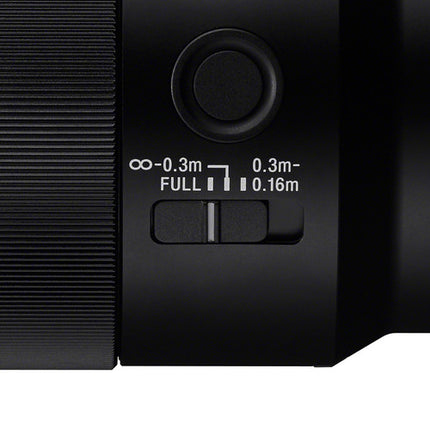Sony FE 50mm f/2.8 lente macro montura E distancia mínima 16cm