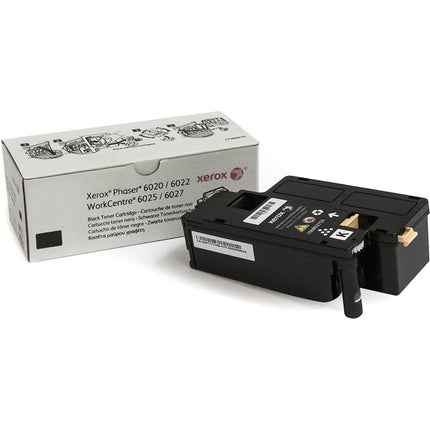 Tóner Negro Xerox para Impresoras Phaser 6022 y WorkCentre 6027 2000 Páginas