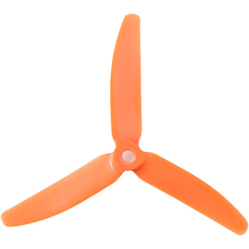Gemfan Hélices Nylon Fibra de Vidrio 3 Aspas 5" Diámetro 2 Pack Naranja