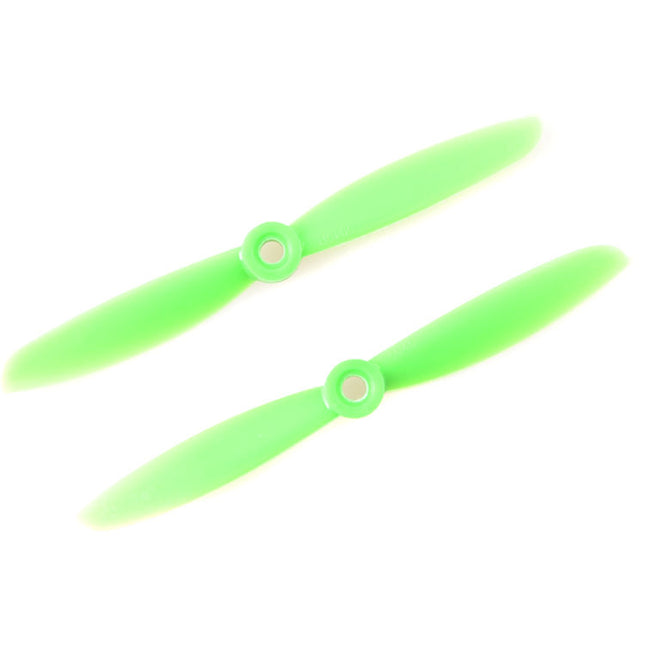 Gemfan Hélice de Nylon Fibra de Vidrio 5" Diámetro 4.5" Paso Verde 2-Pack