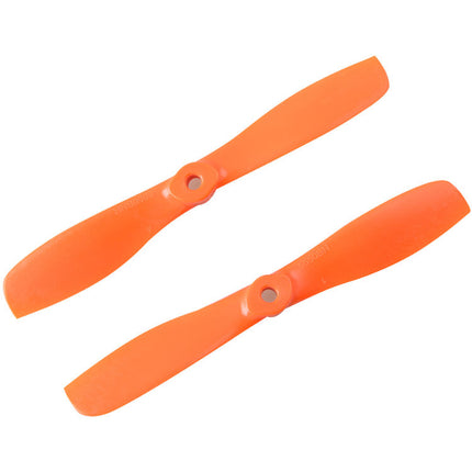 Gemfan Bullnose Hélices de Nylon Fibra de Vidrio 5.5 Pulgadas 5 Pitches 2 Unidades Naranja