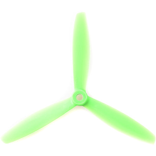 Gemfan Hélices de Nylon con Fibra de Vidrio 3 Palas 6" Diámetro 4" Paso 2 Unidades Verde