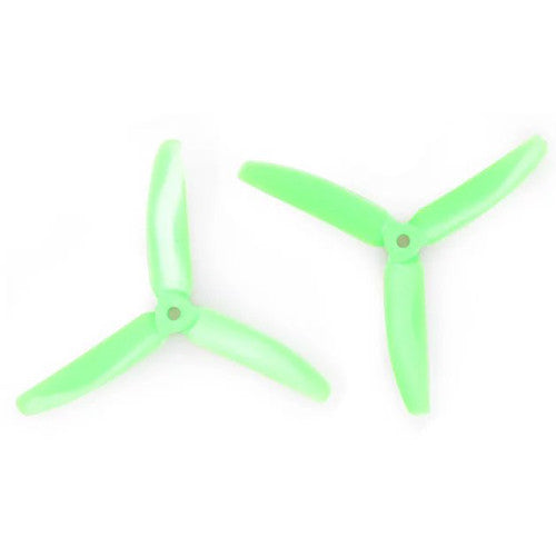 Gemfan Hélices Policabonato 3 Palas 2 Pack 5 Pulgadas 4 Pitch Verde