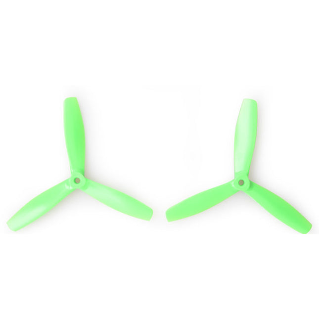Gemfan Hélices Policabonato 3 Palas Bullnose 6" Diámetro 4.5" Paso 2-Pack Verde