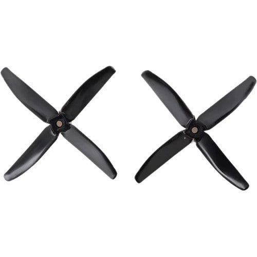 Gemfan Hélices 4 Aspas Policarbonato Pack 2 Negro 5 Pulgadas Diámetro 4 Pulgadas Paso