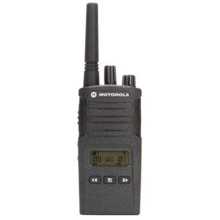 Motorola RMU2080d Radio bidireccional para negocios con pantalla y batería litio