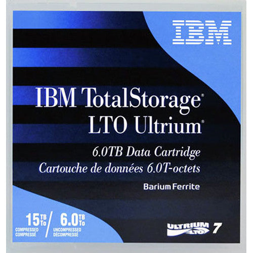 IBM LTO Ultrium 7 Cinta de datos regrabable 6TB para almacenamiento