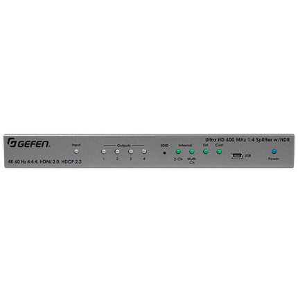 Gefen UHD 4K 600 MHz Divisor HDMI 1x4 con HDR Soporte 60 Hz 4 4 4