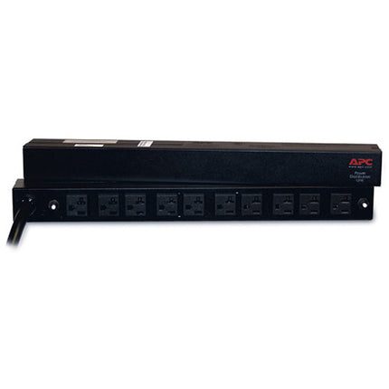 APC PDU para rack 1 RU 10 tomas 120V 30A 2.88kVA montaje