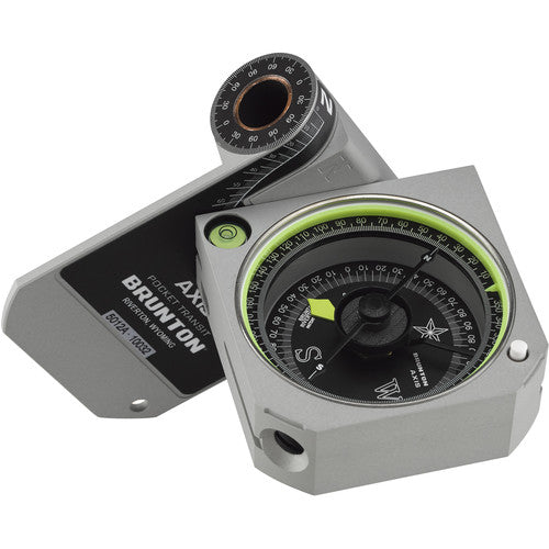 Brunton Axis 0-360 Pocket Transit brújula de bolsillo ángulo 0-360° precisión 0.5° gris