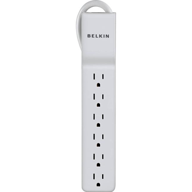Belkin Protector de Sobretensión para Hogar y Oficina 6 Salidas 700 Julios Cable 3 m Blanco