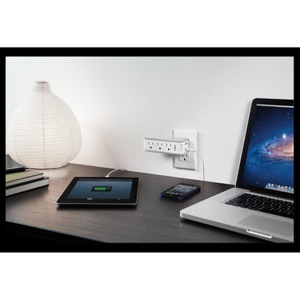 Belkin SurgePlus Protector de Sobretensión Viaje 3 Enchufes 2 Puertos USB 918 Joules