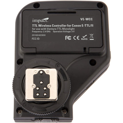 Impact Venture Controlador Inalámbrico con Zapata Canon Alcance 100m 9 Canales