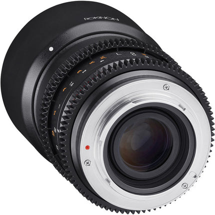 Rokinon 50mm T1.3 Objetivo Cine Compacto para Fujifilm X con AOV 31.7° y Montura APS-C