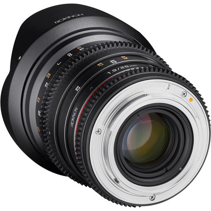Rokinon 20mm T1.9 Objetivo Cine para Micro Cuatro Tercios 56.1° AOV