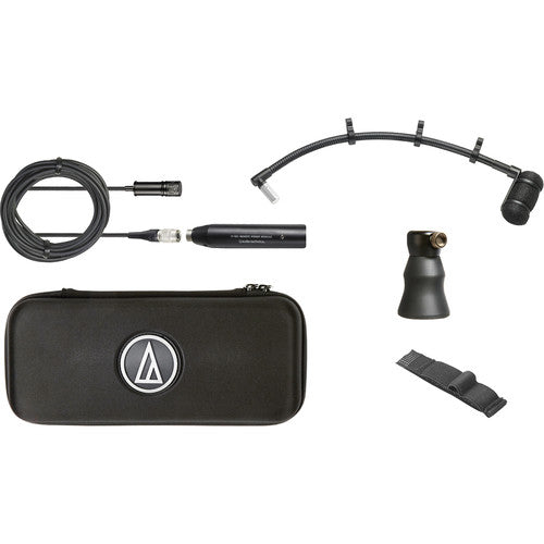 Audio-Technica ATM350a Micrófono Condensador Cardioide para Piano con Gooseneck 9" filtro 80 Hz