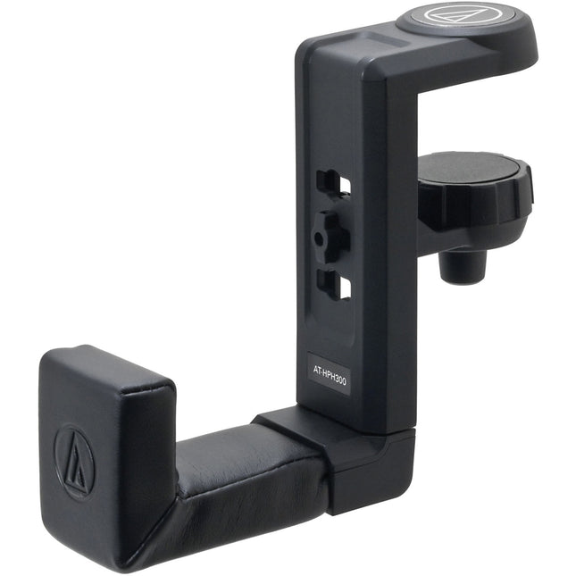 Audio-Technica AT-HPH300 Soporte para Auriculares 360° giratorio con almohadilla de cuero suave