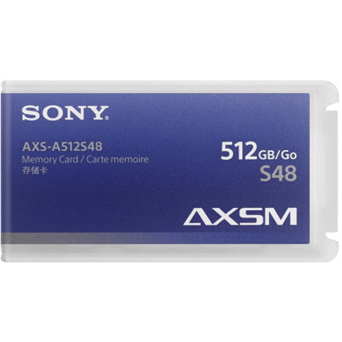 Sony 512GB AXS Tarjeta de Memoria Serie A Velocidad de Escritura 4.8 Gb/s