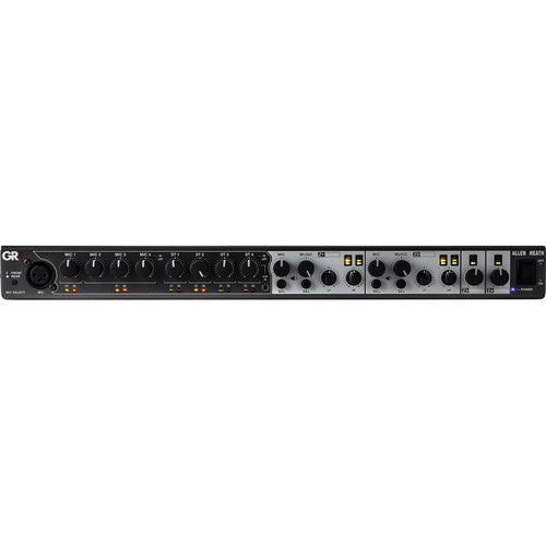 Allen & Heath GR4 mezclador de zona rack con 4 entradas micrófono y 4 salidas zona