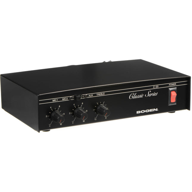 Bogen Classic Series C20 Amplificador de Audio 20W para Altavoces 4 8 16 Ohmios