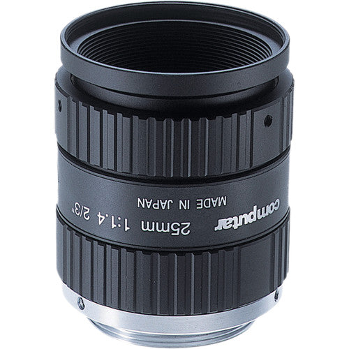 Computar C-Mount Lente Fijo 25mm f1.4-16 para Cámaras 2/3"