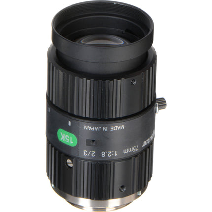 Computar 75mm Fixed Focal Lens para cámaras 2/3 con iris manual f/2.8