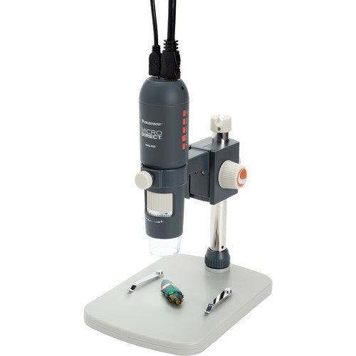 Celestron MicroDirect Microscopio Digital HD 3.5MP 10-220x con HDMI y Stand