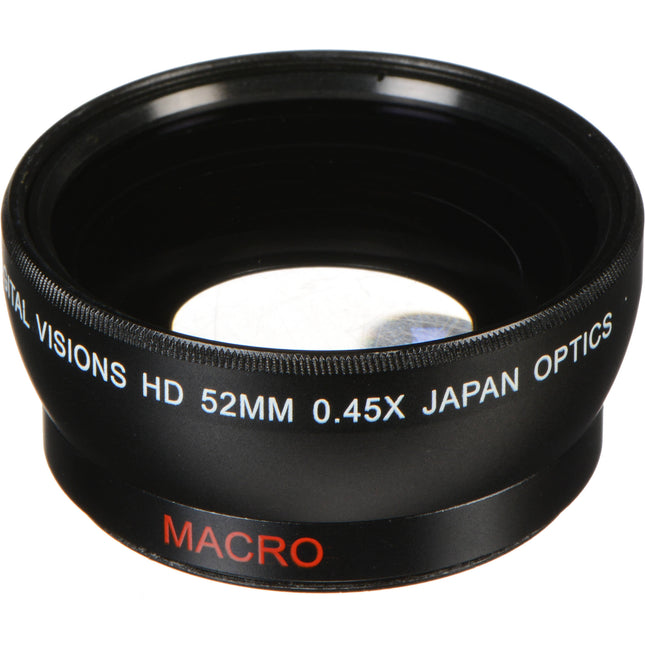 Bower 52mm 0.45x Pro HD Lente de Conversión Gran Angular con Funda