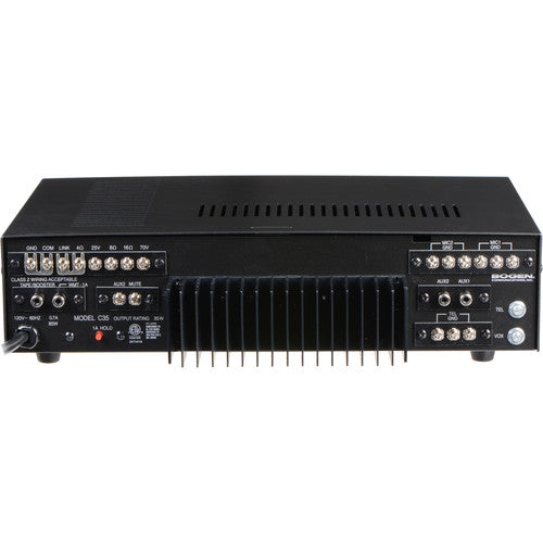 Bogen C35 Amplificador de Sonido 35W 4 Entradas 25 y 70V