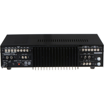 Bogen C100 Amplificador de Sonido Público 100W 4 Entradas 25V 70V