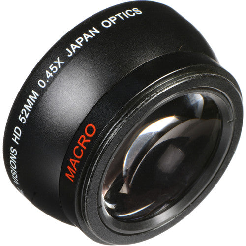 Bower 52mm 0.45x Pro HD Lente de Conversión Gran Angular con Funda