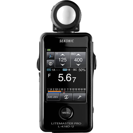 Sekonic LiteMaster Pro L-478D-U Medidor de Luz con Pantalla Táctil 2.7" y Rango -2 a 22.9 EV