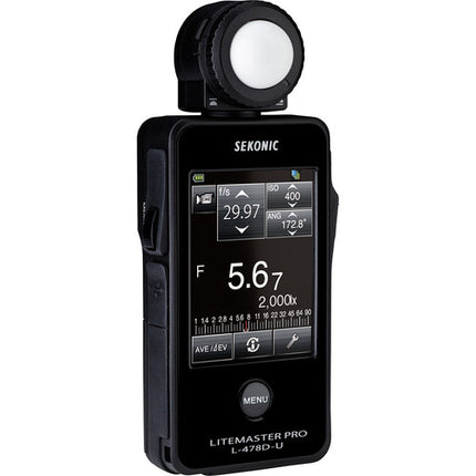 Sekonic LiteMaster Pro L-478D-U Medidor de Luz con Pantalla Táctil 2.7" y Rango -2 a 22.9 EV