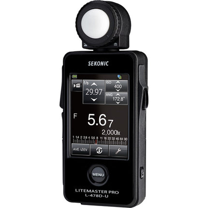 Sekonic LiteMaster Pro L-478D-U Medidor de Luz con Pantalla Táctil 2.7" y Rango -2 a 22.9 EV