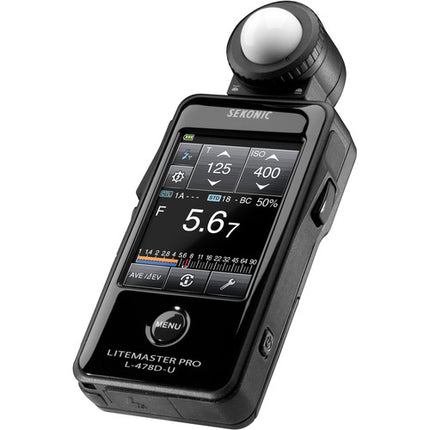 Sekonic LiteMaster Pro L-478D-U Medidor de Luz con Pantalla Táctil 2.7" y Rango -2 a 22.9 EV
