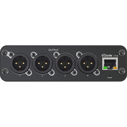 Shure ANI4OUT Interface de Audio en Red Dante 4 Canales 4 Salidas XLR