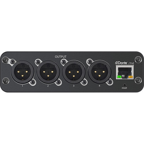 Shure ANI4OUT Interface de Audio en Red Dante 4 Canales 4 Salidas XLR
