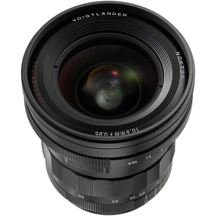 Voigtlander Nokton 10.5mm f0.95 Objetivo Micro Cuatro Tercios 21mm Apertura Manual